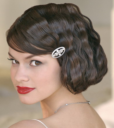 finger waves hairstyle. I love the wave on this hairstyle.